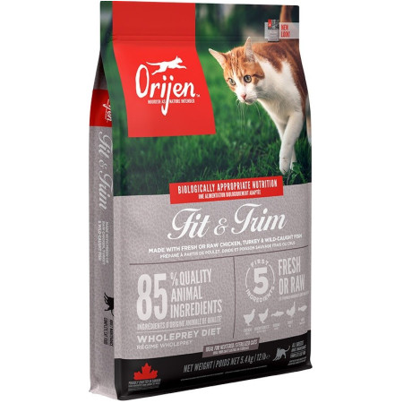 ORIJEN Fit & Trim - sausas kačių maistas - 5,4 kg