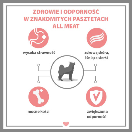 PUPIL PREMIUM Antiena - drėgnas ėdalas šunims - 800g