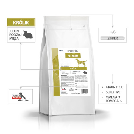 PUPIL Premium mono su triušiena 1,6 kg