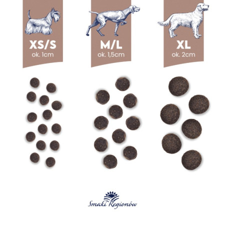 BALTICA SMAKI REGIONÓW Dziczyzna su uogomis XS / S - 1kg
