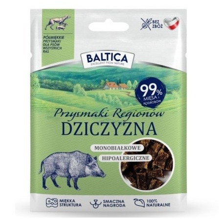 BALTICA PRZYSMAKI REGIONÓW Pusiau minkšta laukinė mėsa - 30g