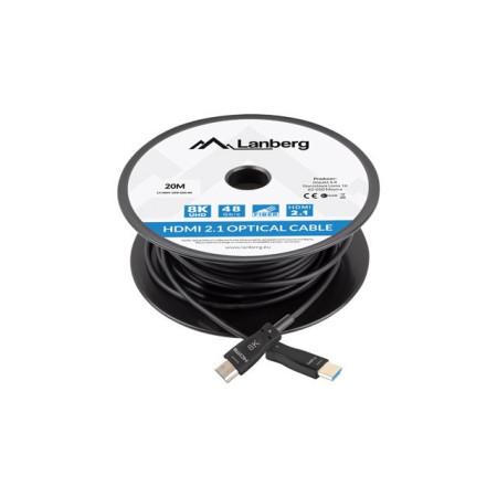 Lanberg HDMI optinis kabelis 20 m (M/M) v2.1 8K