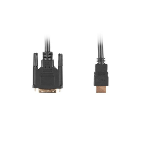 Lanberg HDMI DVI-D adapteris 3 m (A tipo) Juodas