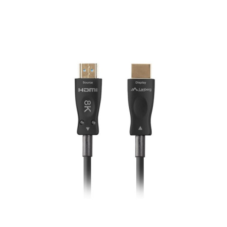 Lanberg HDMI optinis kabelis 10 m (M/M) v2.1 Juodas