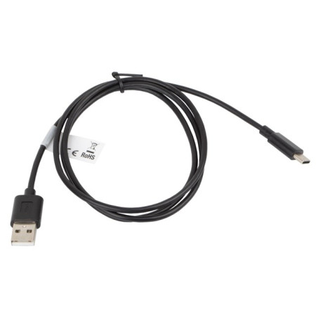 USB 2.0 Type-C(M)-AM kabelis 1 m juodas