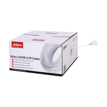Dahua Technology PFM920I-5EUN tinklo kabelis 305 m Cat5e Balta