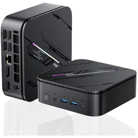 Blackview MP100 Pro Mini PC I5-12450H 16GB 512GB Windows 11 Pro Juodas