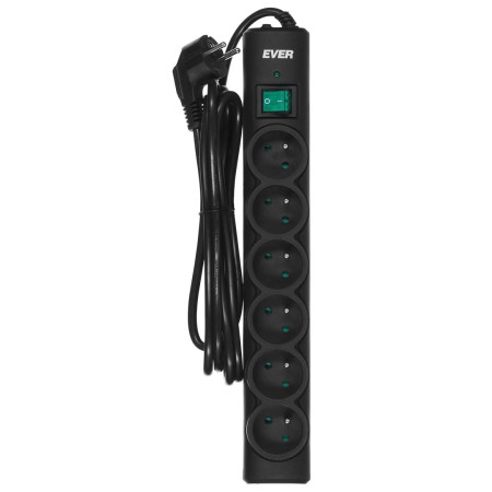 Ever Optima 3m Juoda 6 AC išvestis