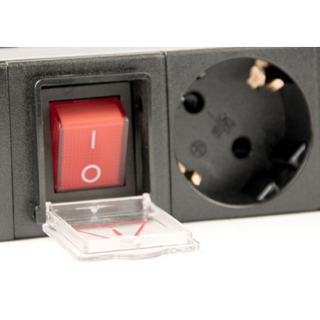 Gembird EG-PDU-014-C14 maitinimo paskirstymo įrenginys su 8 AC išvestimis