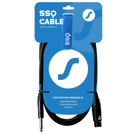 SSQ Jack Mono - XLR Female Kabelis, 5 m