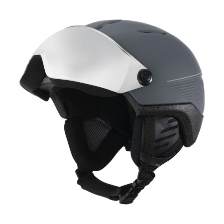 Kask FIT VISOR IMPACTS PHOTO Pilkas M/L