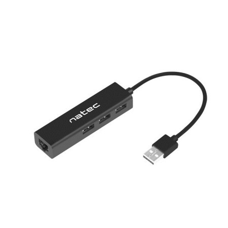 NATEC Dragonfly USB 2.0 šakotuvas (juodas)