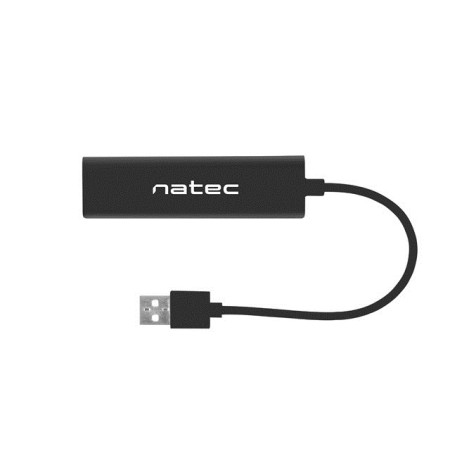 NATEC Dragonfly USB 2.0 šakotuvas (juodas)