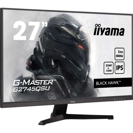 iiyama G-MASTER G2745QSU-B2 kompiuterio monitorius 27" Wide Quad HD LED