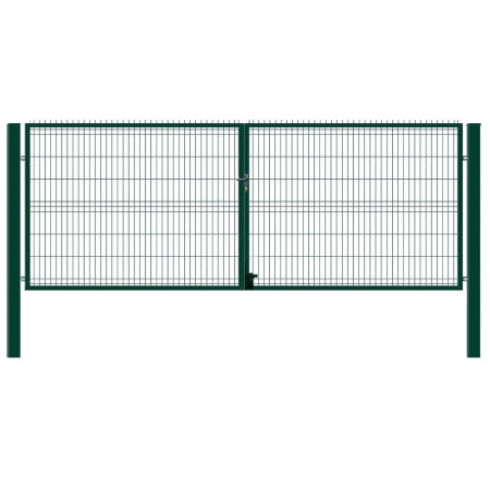 Vartai su dviem stulpais 1530x3000 mm (Ral6005)