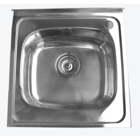 Nerūdijančio plieno plautuvė 877 uždedama su sifonu