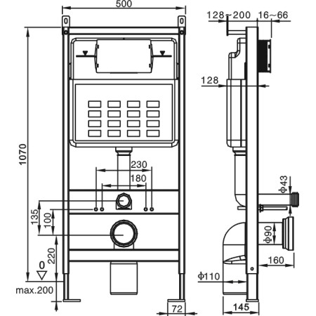 Potinkinis rėmas WC009D