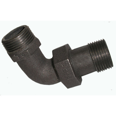 Alkūnė 95 išorinė/išorinė sriegis M1 išardoma Juoda