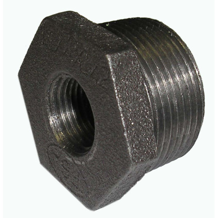 Perėjimas iš vidinio sriegiu M2xF11/2 241 JUODAS