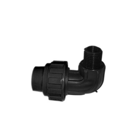 Juoda PE alkūnė 32x1