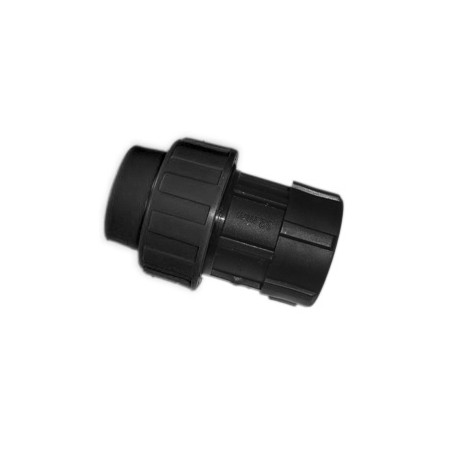 PE 40x1 1/4 vidinė sr. jungtis juoda