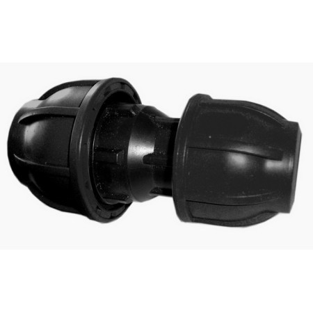 PE sujungimas 40x32 redukuotas juodas