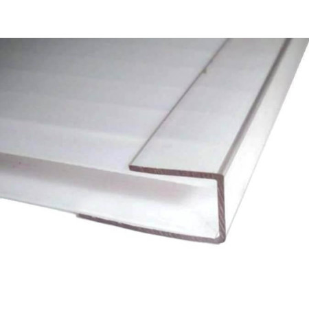 U formos profilis šiltnamiams 2.10m 4mm