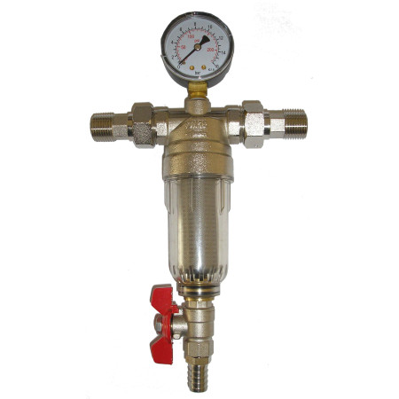 Filtras su manometru 772B 1/2"