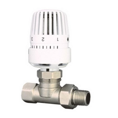 Termostatinė galva su ventiliu tiesi 604