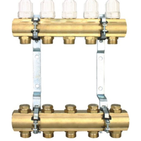 Žalvarinis kolektorius 139 su 7 žiedais