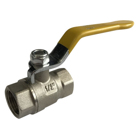 Sklendė dujoms D02 su vidiniu sriegio F1/2xF1/2