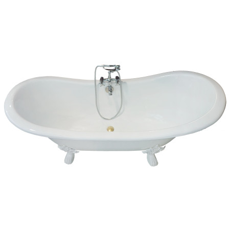 Ketinė vonia su liūto kojom