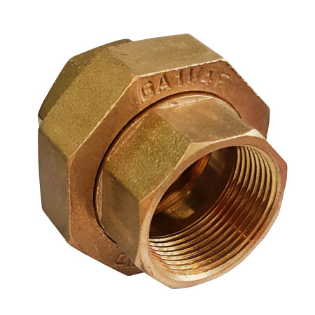 Išardoma tiesi bronzinė jungtis 2818 F1 1/4 sriegis