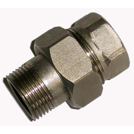 Išardoma tiesi jungtis chromuota MF64 M1xF1 sr. v./iš.