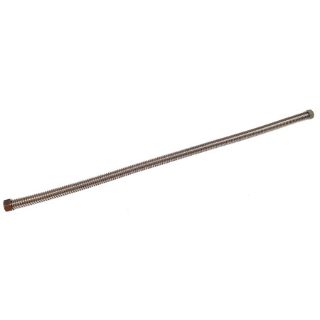 Gofruotas vamzdelis nerūdijančio plieno E007-3 sriegis F1/2 v./v. 90cm