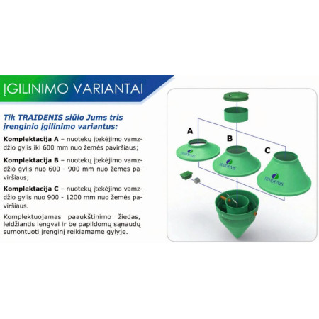 Nuotekų valymo įrenginys NV-2-A-B 1.2-1.45m