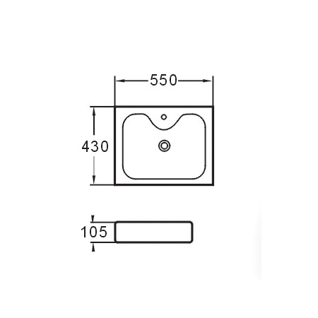Keramikinis praustuvas GRG-106