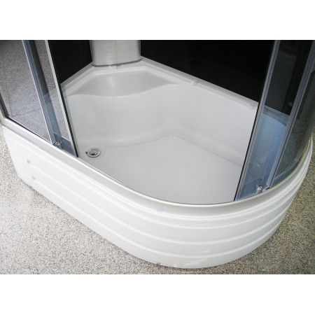 Dušo kabina R8106 kairė grey/black