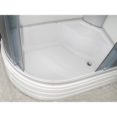 Dušo kabina R8106 dešinė pilka/balta