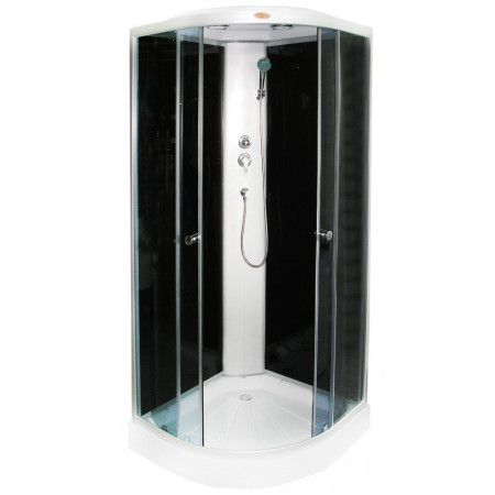 Dušo kabina R8320B pilka/juoda