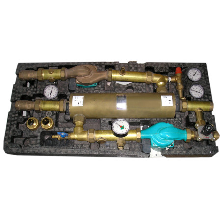 Šildymo pajungimo mazgas