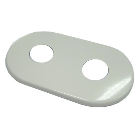 Dviguba metalinė apdaila V. 1/2 balta