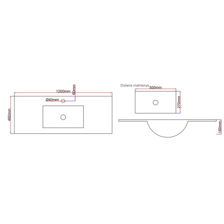 Keramikinis praustuvas B8120E