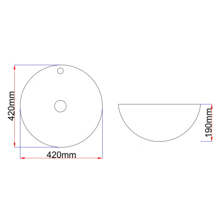 Keramikinis praustuvas 8107