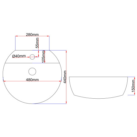 Keramikinis praustuvas 8112