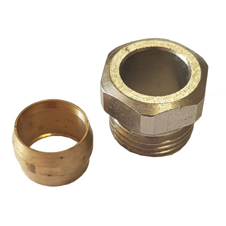 Jungtis kampinė su žiedeliais CU vamzd. 92287