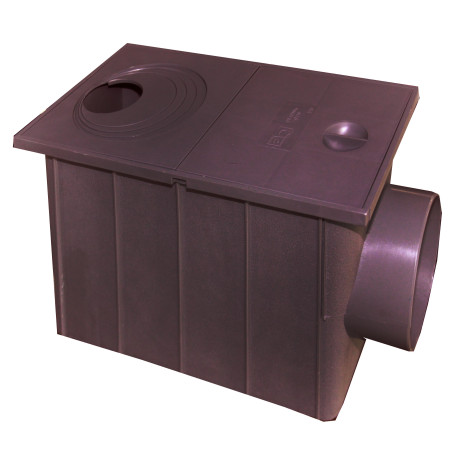 Trapas K. lietaus vand horiz. rudas