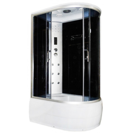 Masažinė dušo kabina ANABEL3 black kairė