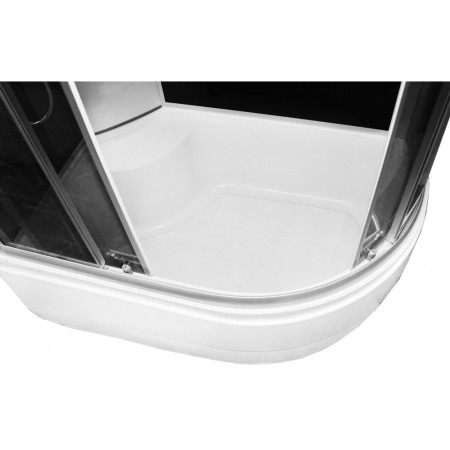 Masažinė dušo kabina ANABEL3 black kairė