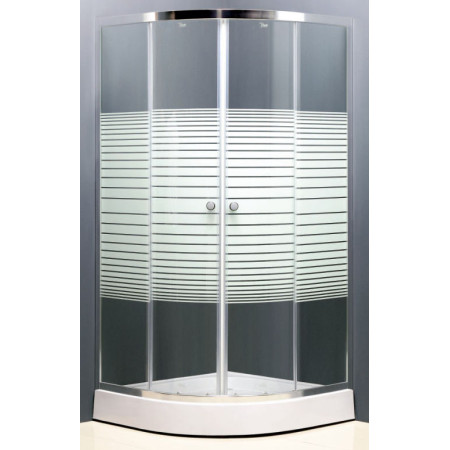 Dušo kabina S802D pilka 80x80